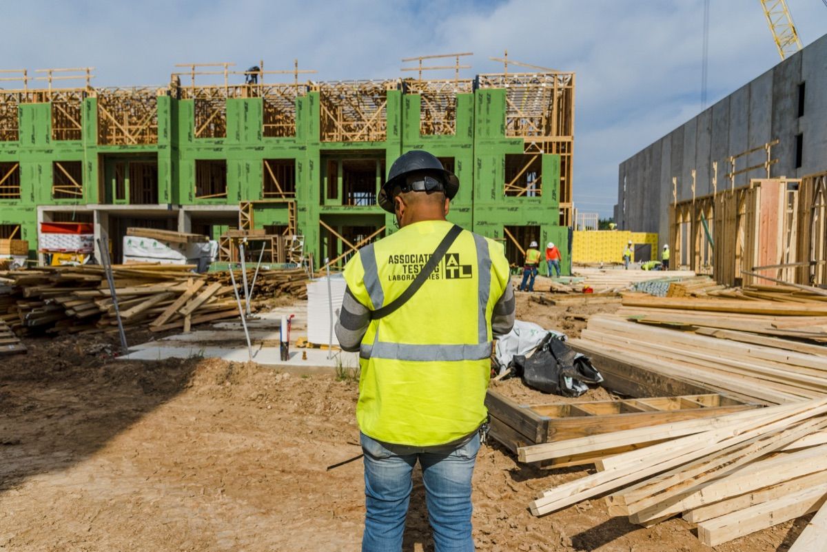 Associated Testing Laboratories personnel on site